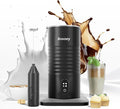 Electric Milk Frother Handheld Bundle,4 in 1 Automatic Milk Frother and Steamer Set,Cold Foam Maker Set for Hot Chocolate,Latte,Cappuccino and Macchiato (Black01)