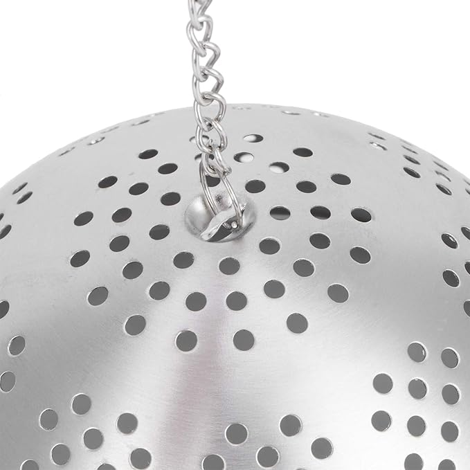 304 Stainless Steel Tea Strainer Infuser Seasoning Filter Mesh Design Kitchen Accessories(M)