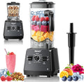 Blenders for Kitchen, Smoothie Blender Large Capacity, 2400W PRASKY Countertop Blender with 101oz Juice & Grinder Jar, BPA-Free, 25000 RPM Blender for Smoothies, Ice, Frozen Fruit (Gray, 3L)