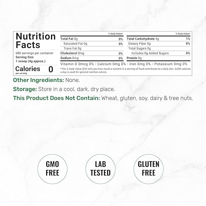 Allulose Sweetener 6 Pounds – Natural Sugar Substitutes, No Aftertaste – Keto Friendly, Vegan, Zero Net Carb, Zero Calorie – Great for Cooking & Baking