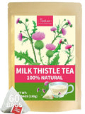 TeeLux Milk Thistle Tea Bags, 3g/bag, Natural Milk Thistle Seed Tea, Mild & Mellow Taste, Caffeine Free, 60 Count