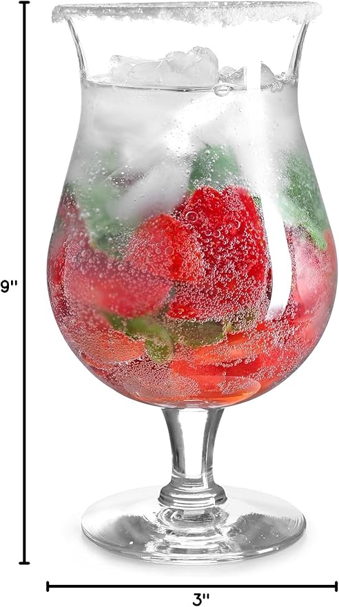 Ravenscroft Crystal Titanium Belgian Beer Glasses | Set of 4 | Lead-Free Crystal | 22 Fluid Ounces | Sheer Rim | Dsihwasher Safe | Elegant and Durable | Perfect for Beer and Frozen Cocktails