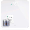 Greater Goods Digital AccuCheck Bathroom Scale for Body Weight, Capacity up to 400 lbs, Batteries Included, White
