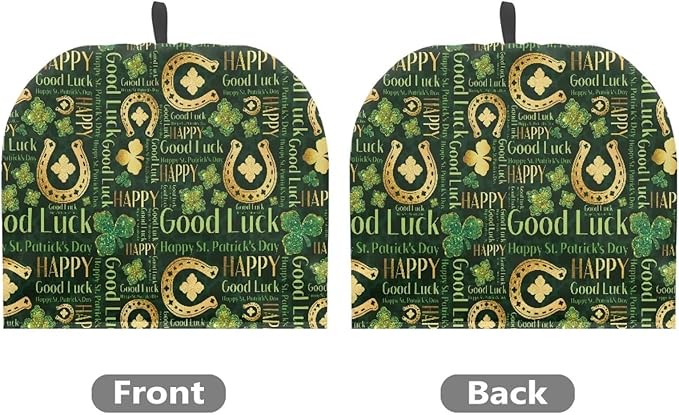 Teapot Cover Tea Cozy Lucky Leaf Clover Teapot Insulated Kitchen Accessory St. Patrick's Day Tea Pot Cozy for Keeping Warm Teapot Dust Protector