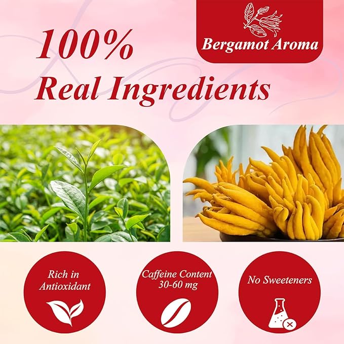 WT WEETEE Earl Grey Tea Bags, 100 Count Black Tea Flavored with Bergamot Orange, Resealable Kraft Bag | Brew Hot or Iced