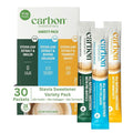 Carbon Sweeteners Variety Pack – Stevia Sweetener Packets with Collagen, Turmeric, and Inulin – Supports Joint, Skin, Immunity & Gut Health – 30 Single Serve Sachets (3 Functional Flavors, 10 Each)