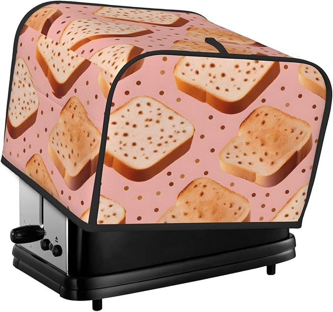 Bread 4 Slice Toaster Cover Wide Slot Dustproof Bread Maker Cover Fingerprint Bakeware Protection Kitchen Appliance Cover Toaster Bag