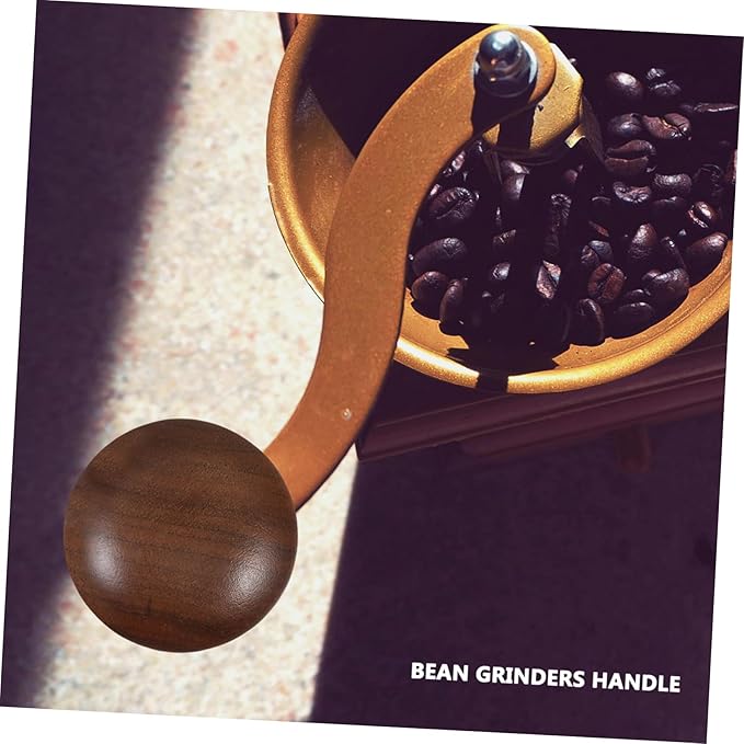Hand Grinder Handle Wood for Manual Coffee Grinder Espresso Machine Knob