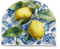 Lemon Blue Tiles Napkin Holder for Table Paper Cocktail Napkin Holders for Kitchen Dinning Acrylic Dinner Napkin Dispenser for Dinner Home Decor Bar 2 Pack