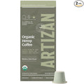 Artizan Coffee Roasters Organic Hemp Espresso Capsules For Nespresso Original | Hemp Fusion | 20 Compatible Compostable Pods