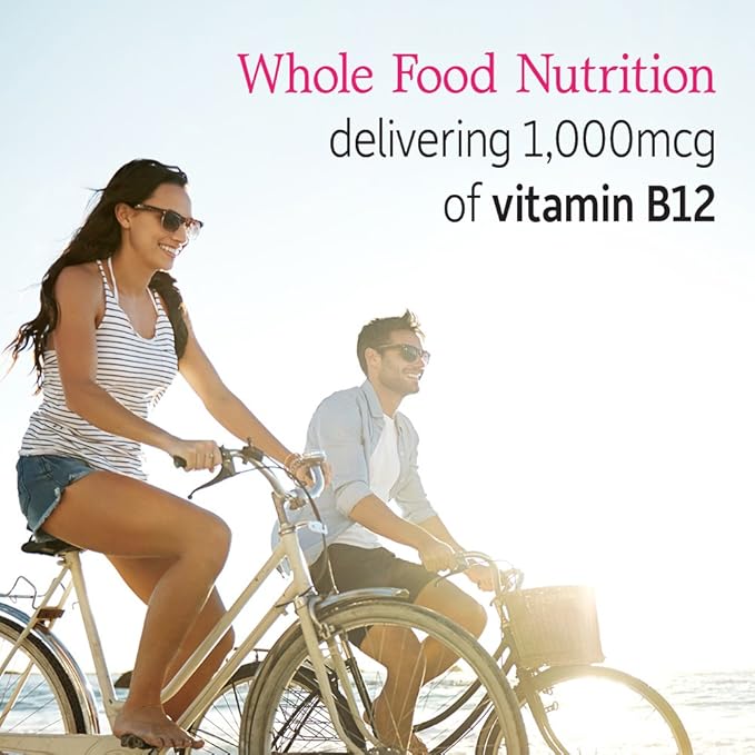 Garden of Life Vitamin Code Raw B-12-30 Capsules, 1,000mcg Whole Food B12 Methylcobalamin for Energy, Vegan Methylcobalamin Vitamin Plus Probiotics and Enzymes, Gluten Free Supplements