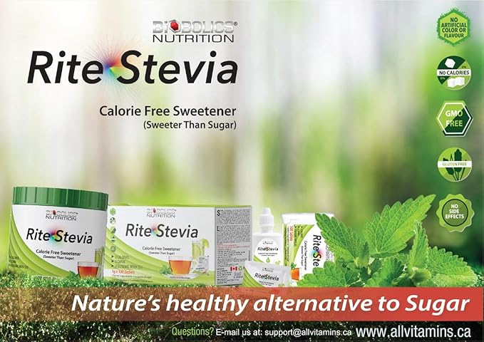 Rite Stevia Powder Concentrate, 9.8 oz – Raw Green Leaf Naturally Sweet Pure White 0 Carb Zero Calorie Sweetener Powdered Sugar Substitute for Diabetics, Keto Baking, Mixing Drinks & Smoothies