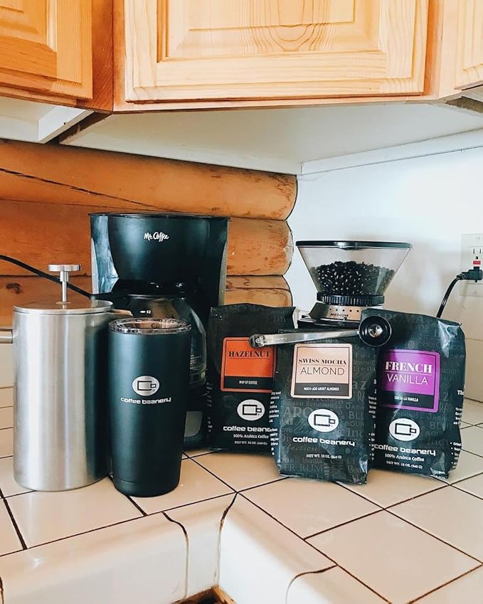 Coffee Beanery Vanilla Bean Flavored Coffee, 1-1.75oz Try Me Size Coffee Sampler, Light-Medium Roast