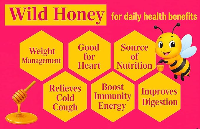 Organic Raw and Unfiltered Honey US Grade A 24 oz 1.8lb (Pack of 3)