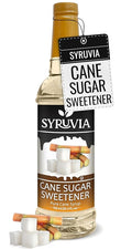 Syruvia Coffee Syrup, Cane Sugar Sweetener Flavored Syrup for Drinks, Lattes, and Desserts – 25.4 fl oz