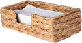 Rectangle Water Hyacinth Napkin Holders For Kitchen And Bathroom, Guest Towel Holder Tray For Bathroom, Handcrafted Flat Napkin Holder Basket, Wicker Accessories for Home Decor, Restaurants, Cafe