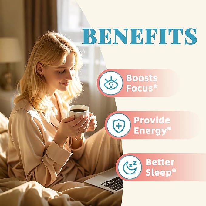 Decaf Mushroom Coffee, Instant Coffee Mix, 80 Servings | Sugar-Free, Decaffeinated Coffee Powder Blend | 14 Mushroom Extract for Immune Support & Focus, 8.5 OZ
