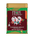 Pride of India | PommBerry Merlot Fruity Green Tea | 15 Pyramid Full Leaf Individually Wrapped Tea Bags | Tangy & Fruity Flavor | Vibrant & Uplifting Experience | Caffeine Free, Non-Bioengineered