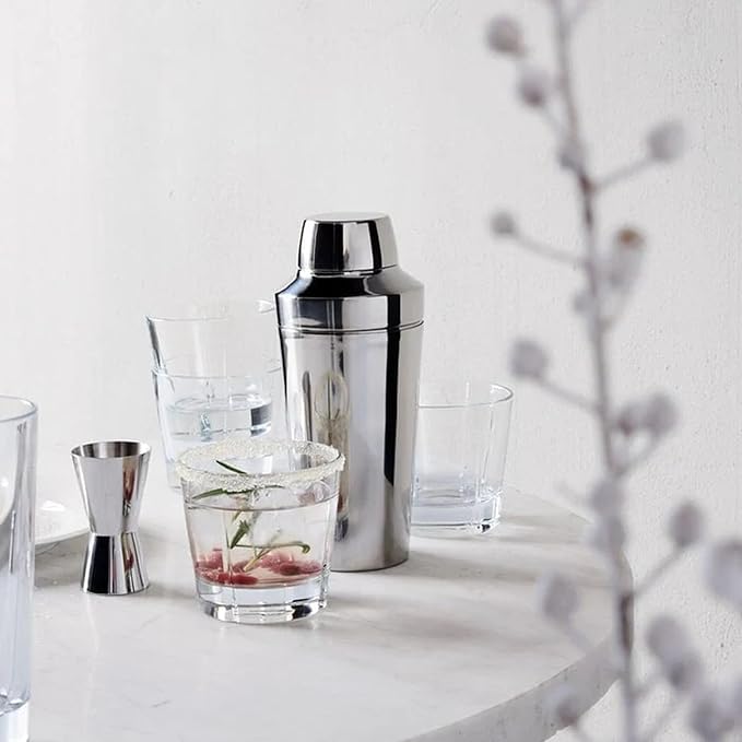 Rosendahl Grand Cru Glass Tumblers (Set of 4) - 9.1 Fl. Oz. - Lead-Free, Dishwasher Safe, Elegant Clear Glass Drinkware for Water, Juice, Coffee, and Wine - Modern, Durable (Clear)