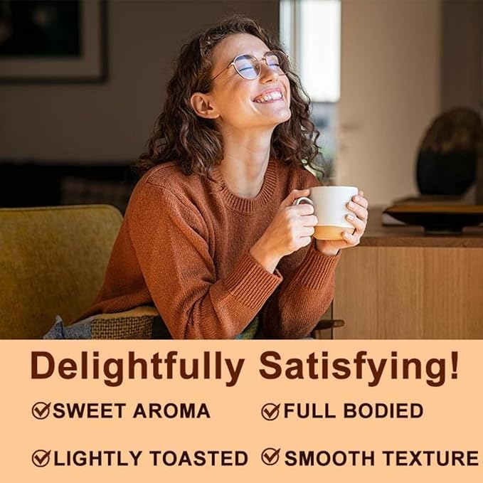 Slim Coffee with Turmeric & Mushroom Blend - Instant Mushroom Coffee with Turkey Tail & Shitake, Light Roast, Smooth Texture, Boosts Metabolism & Energy
