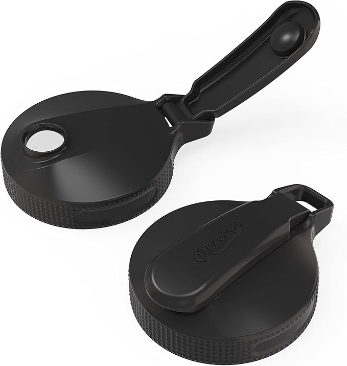 Masontops Multi Top - 2PK - Wide Mouth Mason Jar Lids with Pour Spout and Flip Cap – Sip, Pour, Store & More - Jar Not Included