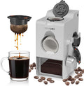 SavePod Coffee Pod Maker with Reusable Coffee Pods, Compatible with Keurig and K-Cup Coffee Machines, Smart, Easy to Use & Convenient (White)