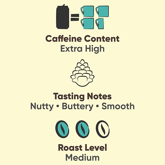 New Mexico Piñon Nitro Cold Brew Coffee Drink - Smooth Nutty Taste, High Energy Nitrogen Infused Classic Black Coffee Cans 12oz - Natural Flavor Zero Sugar & Dairy Free - 12 Pack