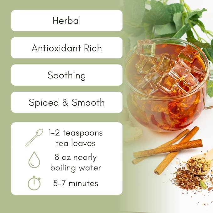 Organic Herbal Chai - 2oz Bag (Approx. 30 Servings) | Full Leaf Tea Co.