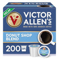 Victor Allen's Coffee Decaf Donut Shop Blend, Medium Roast, 200 Count, Single Serve Coffee Pods for Keurig K-Cup Brewers