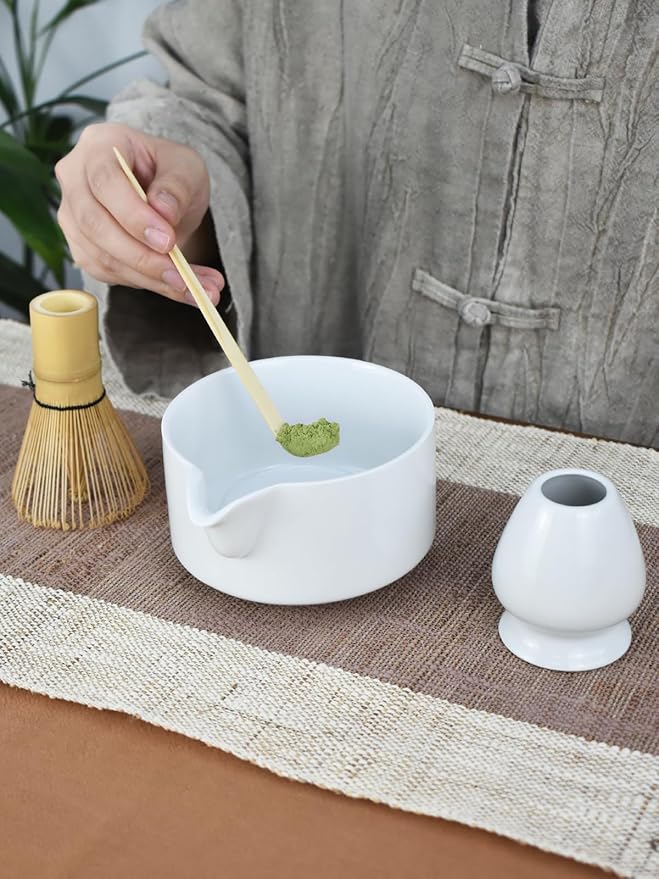 Artcome Premium Matcha Tool Set White 4 Pcs