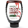 Peruvian Yacon Syrup a 100% Natural Sweetener - Low Glycemic Index - Vegan - Organic - Substitute for Sugar, Honey and Molasses - Packed with FOS (fructooligosaccharide) a Prebiotic Fiber and Inulin - In an Easy Squeeze Dripless Bottle by Wholefort
