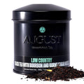 August Uncommon Low Country Bourbon Sugar Black Tea – Bold Holiday Tea Tin with Southern-Inspired Flavor – Vegan, Non-GMO, High Caffeine Blend in a Bag Tin Packaging (3.5oz)