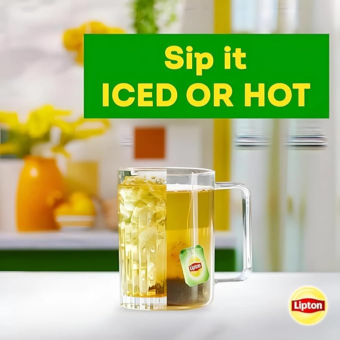 Lipton Lemon Green Tea & Peach Mango Black Tea 20CT (2ea) (Variety Pack)