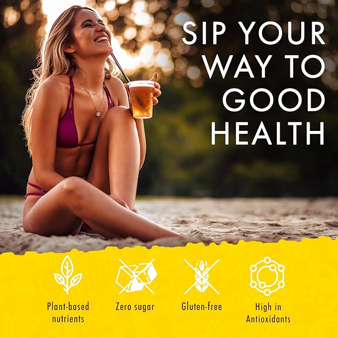 Hawaiian Natural Tea Pineapple Strawberry Flavored Organic Tea - Tropical Fruit Green Tea Blend with White Tea - Perfect Daily Cup & Gift for Tea Lovers - 60 Tea Bags