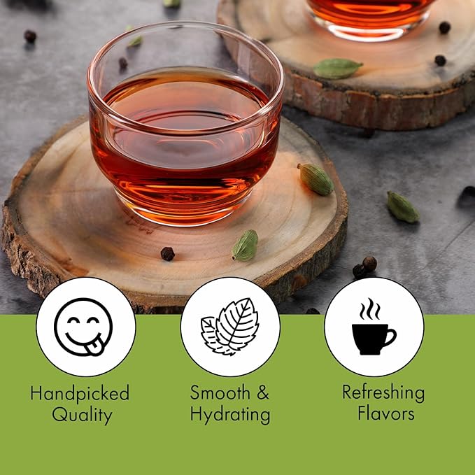 Tea4U Flavored Black Ceylon TeaBags (Cardamom) - Ideal Quality from Sri Lanka's Finest Leaves and Expertly Blended - 25 Count