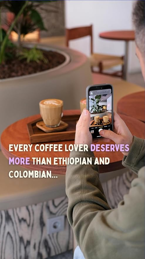 Yeri Coffee CHICORY CHIC Blend – Ground Coffee with Chicory, Dark Roast, New Orleans & South Indian Style, 12 oz Bag, Low Acidity