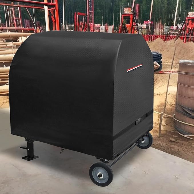 Outdoor Concrete Mixer Cover, Heavy Duty Waterproof Cement Mixers Cover, Made of Heavy-Duty 600D Oxford, All Weather Cement Mixer Covers(50.5"Dx31.5"Wx48"H)