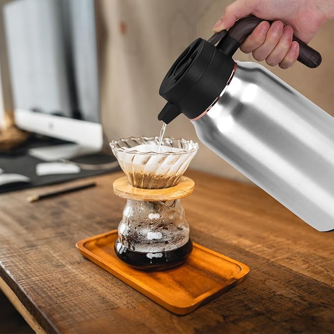 Coffee Carafes for Keeping Hot,70 oz Stainless Steel Thermal Coffee Carafe,Insulated Thermos Pitcher for Beverage Water Drink Tea Dispenser