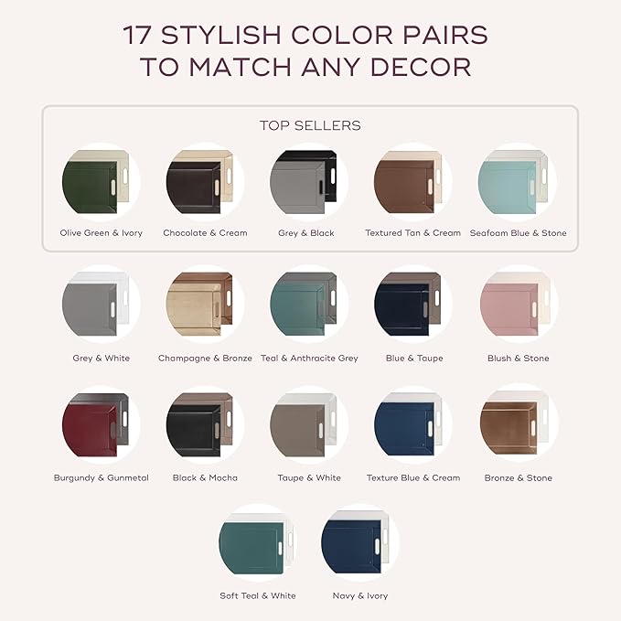 PLACEsMAT 2-in-1 Faux Leather Placemat & Serving Tray | Reversible Design, Lays Flat & Easy to Clean | Ottoman Food Tray, Housewarming Gift, 18” x 14” (Teal & Anthracite Grey, Single)