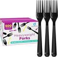Plastic Forks Heavy Duty - Forks Plastic Disposable Utensils - Cutlery For Parties, Celebrations And Events Pack Of 500