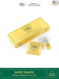 TWG Tea | Sweet France Tea | Green Tea | Chamomile Flowers & Rose Petals | 15 Hand Sewn Cotton Tea Bags | Gift Set