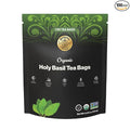 Buddha Teas - Organic Holy Basil Tea Bags - For Health & Wellbeing - Ayurvedic Tulsi - With Antioxidants - Clean Ingredients - Caffeine Free - OU Kosher & Non-GMO - 100 Non-String Tea Bags (Pack of 1)