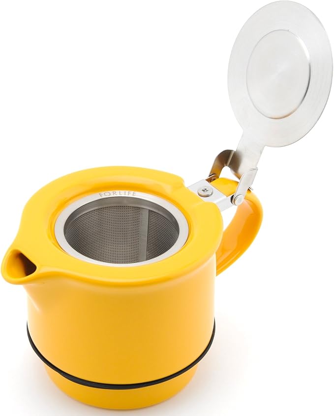 FORLIFE Tea for One with Infuser 14 ounces, Mandarin
