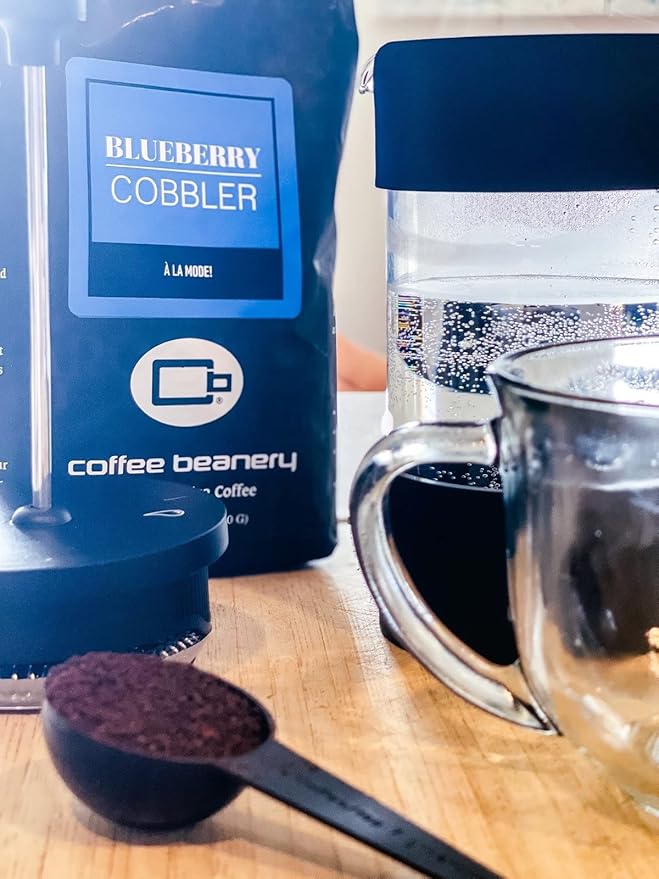 Blueberry Cobbler Flavored Coffee, Specialty Arabica Coffee, Medium Roast, 12 ounce, Very Fine