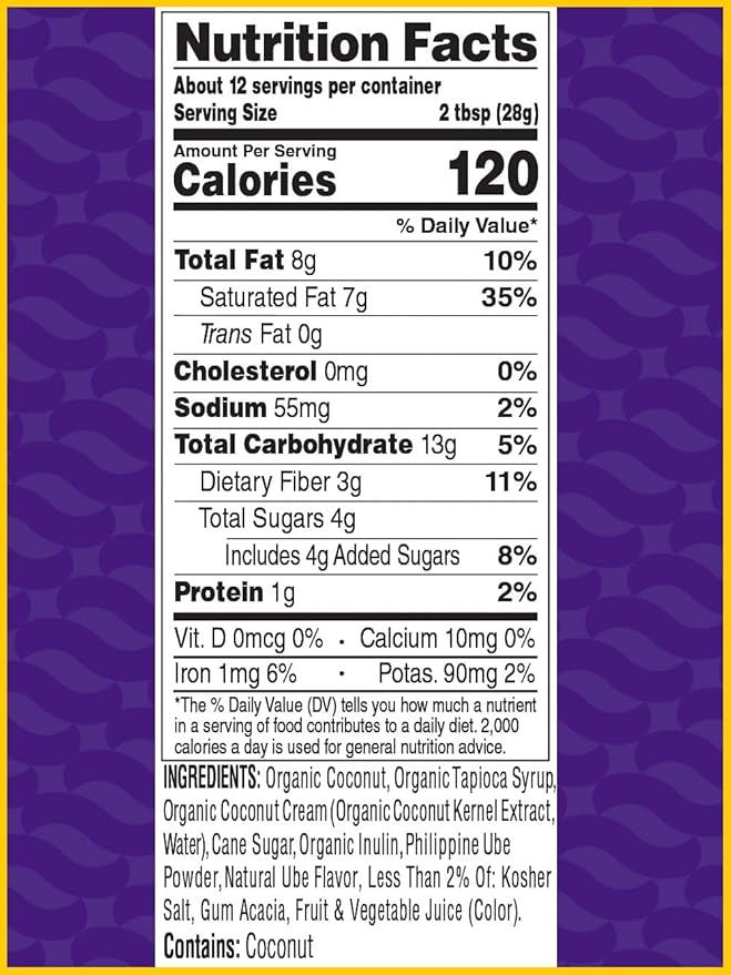 FilaManila Ube New 2024 Coconut Spread - Filipino Sweet Ube Halaya Purple Yam Spread, Vegan, Gluten-Free, No Artificial Colors or Flavors, Perfect for Toast, Desserts & Pastries (3 Pack) - As Seen on Shark Tank & TikTok