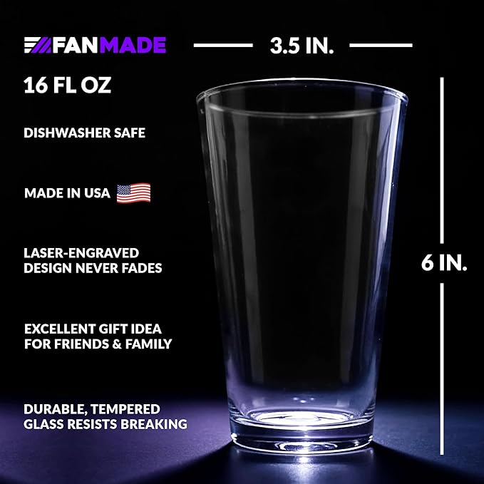 GOLLUM SMEAGOL Engraved 16oz Pint Glass | Inspired by Tolkien Power Ring and Middle Earth | Great Christmas Gift Idea | Unique Elvish Fantasy Wizard Fantasy Decor!
