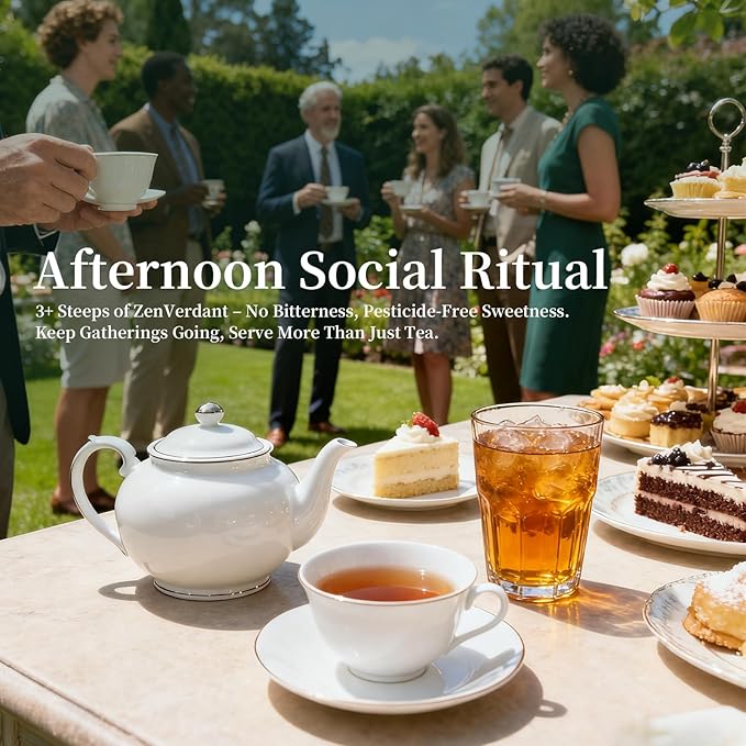 ZenVerdant Forest Black Tea Loose Leaf, 7oz | 5+ Steeps | Traditional Fermentation | Fig & Osmanthus Notes | Resealable Pouch