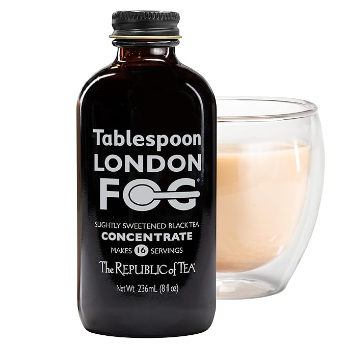 The Republic of Tea – Tablespoon London Fog, Black Tea Concentrate, 8 fl oz -16 Servings