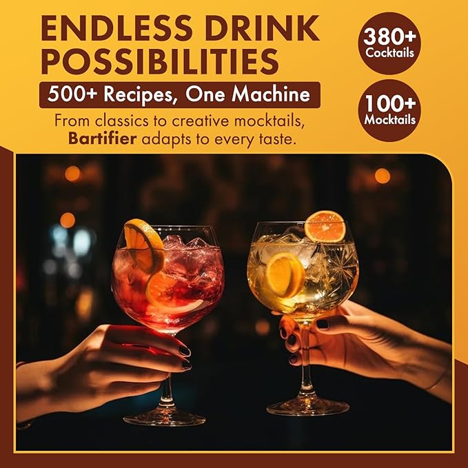 Smart Cocktail Maker — The App Shows You Where to Fill — Make 500+ Easy, Perfect Cocktails — Best Gift for Cocktail Lovers