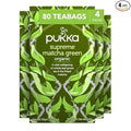 Pukka Supreme Matcha Green Organic Herbal Tea, Energizing Infusion With Matcha Powder, Ideal For Daily Vitality, Caffeine Free, 80 Total Tea Bags (20ct - Pack of 4)
